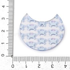 Печатные подвески из непрозрачного акрила&nbsp;FIND-K017-10A