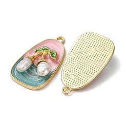 Подвески из эмалевого сплава легкого золота&nbsp;ENAM-B028-34KCG-01