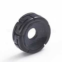 Ретро-ионное покрытие (IP) 304 нержавеющая сталь разделительные бусины&nbsp;LS-STAS-L243-040B