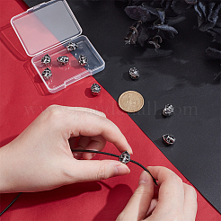 10 шт. бусины из нержавеющей стали 304 на Хэллоуин&nbsp;STAS-UN0064-09