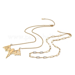 2 шт. набор из 2-х подвесок в виде летучей мыши из нержавеющей стали 304&nbsp;NJEW-E092-01G