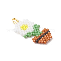 Подвески из бисера Miyuki Glass.&nbsp;PALLOY-MZ01259