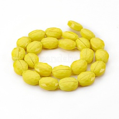 Жемчуг глянец покрытием стеклянной бусины пряди&nbsp;LS-EGLA-E037-PL01