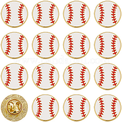 20 шт. спортивные эмалевые значки&nbsp;JEWB-SC0001-62B