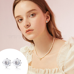 40 шт. 4 размера сережек-гвоздиков из нержавеющей стали 304&nbsp;DIY-DC0001-51