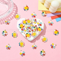 30шт 5 стиля подвески из сплава с эмалью&nbsp;ENAM-YW0005-35