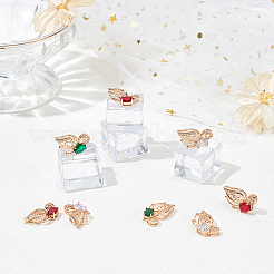 12шт 3 цвета стеклянные подвески&nbsp;GLAA-SC0001-36