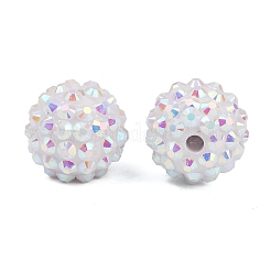 AB-цвет смолы горный хрусталь бисер&nbsp;X-RESI-S315-14x16-16