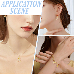 8 шт. 2 стиля латунных подвесок с микропаве из кубического циркония&nbsp;KK-AR0004-60