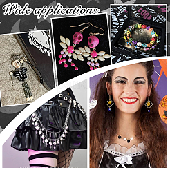 Бусины из cмолы&nbsp;RESI-WH0005-A