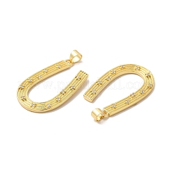 Стойки обшивки латунь микро проложить Циркон подвеску&nbsp;KK-B068-20G