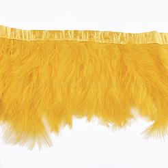 Обрезка бахромы из индюшатых перьев&nbsp;FIND-T037-03K