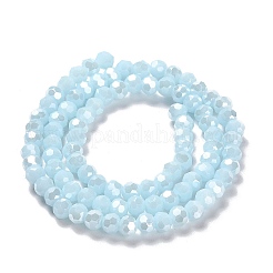 Гальванические непрозрачные стеклянные бусины&nbsp;LS-EGLA-A035-P4mm-A10