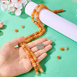 2 нить бусин из натурального красного авантюрина&nbsp;G-TA0002-24