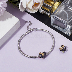 1 шт. 925 бусины из стерлингового серебра в европейском стиле&nbsp;FIND-BBC0002-94