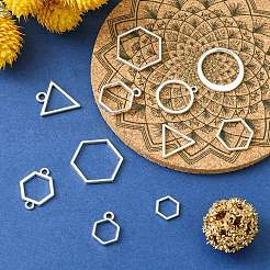 Подвески и звенья с открытой спиной из сплава&nbsp;PALLOY-YWC0002-01AS