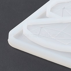 Кольцо с бриллиантом «сделай сам»/кластер кристаллов/орнамент в форме сердца силиконовые Молды&nbsp;DIY-E065-04