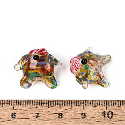 Бусы лэмпворк ручной работы&nbsp;LAMP-N036-22C