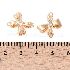 Подвески из латуни и прозрачного стекла&nbsp;KK-N254-58G