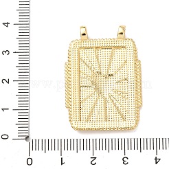 Латунные микро проложить кубического циркония подвески&nbsp;KK-K408-71G-02