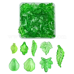 120шт 8 стиля прозрачные акриловые подвески&nbsp;OACR-FS0001-71