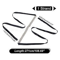 Свадебный пояс для свадебного платья&nbsp;AJEW-WH0471-114B