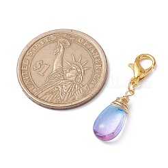 Стекло подвесные украшения&nbsp;HJEW-JM01713