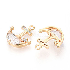 Латунные микро проложить кубического циркония подвески&nbsp;KK-N267-03A-G