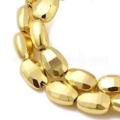 Стеклянные бусины с гальваническим покрытием &nbsp;EGLA-F166-12G