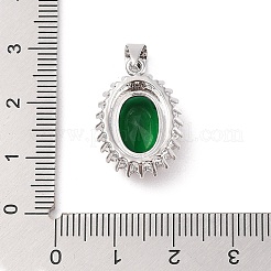 Латунные микро проложить кубического циркония подвески&nbsp;ZIRC-I066-05A-03