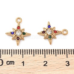 Подвески из нержавеющей стали 304 со стразами&nbsp;STAS-Q340-01G