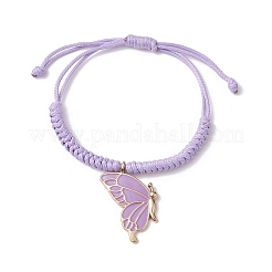 Браслеты с подвесками из сплава эмали&nbsp;BJEW-JB09966-01