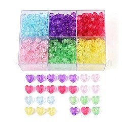 650-700 г 6 цвета прозрачные акриловые бусины&nbsp;OACR-T029-85M