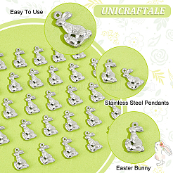 50 шт. пасхальные подвески из нержавеющей стали 304&nbsp;STAS-UN0052-05