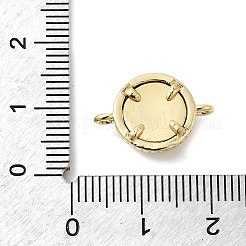 Подвески-соединители для сглаза из латуни со смоляными синими звеньями&nbsp;KK-H529-38B-G