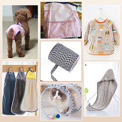 100 ярд полиэстеровой клетчатой бейки с двойным сгибом&nbsp;OCOR-WH0101-66