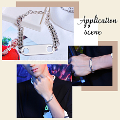 40 шт. 201 соединительные звенья из нержавеющей стали&nbsp;STAS-DC0003-19