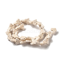 Нити из синтетических бирюзовых бусин&nbsp;G-E594-15