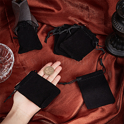 Прямоугольные бархатные мешочки на шнурке&nbsp;TP-CN0001-03A-02