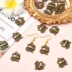 60 шт. Подвески из сплава в тибетском стиле&nbsp;FIND-SC0018-05