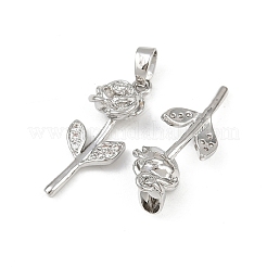 Латунные микро проложить кубического циркония подвески&nbsp;KK-F908-22P