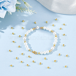 60шт латунные обжимные бусины&nbsp;FIND-UN0004-34A