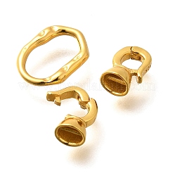 925 стерлинговый серебристый сгиб на застежках&nbsp;STER-B006-02G