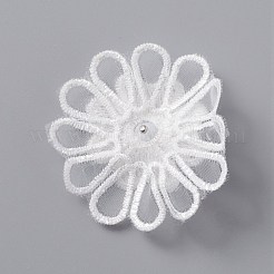 3d цветок полиэстер кружево компьютеризированная вышивка орнамент аксессуары&nbsp;DIY-WH0308-153