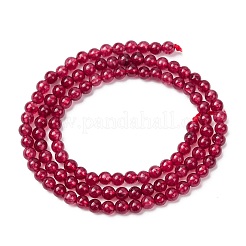 Натуральный белый нефрит круглый шарик нити&nbsp;G-A130-3mm-F01