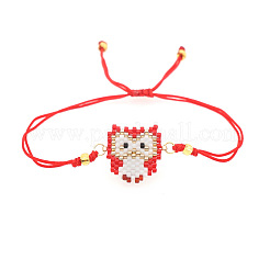 Браслеты из бисера из богемского стекла&nbsp;GU2196-2