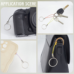 40 шт. 8-цветный нейлоновый шнур с оболочкой из цинкового сплава для мобильных ремней&nbsp;FIND-GF0008-37