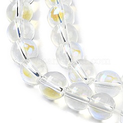 Стеклянные бусины с гальваническим покрытием &nbsp;EGLA-Q062-8mm-A08