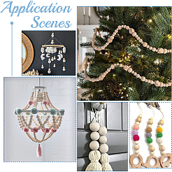 Натуральные незаконченные деревянные бусины&nbsp;WOOD-SP0001-62B