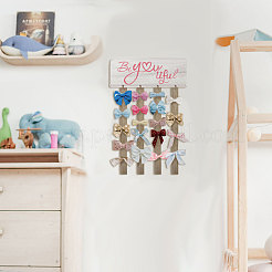 Деревянный подвесной приветственный знак&nbsp;HJEW-WH0077-001